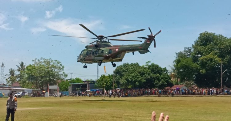 Menteri Pertahanan RI Kunjungi Keluarga Pahlawan Bangsa Lettu Inf (Anumerta) Fauzy Ahmad Sukarnain di Pangkep