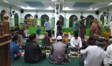 Bhabinkamtibmas Polsek Ma’rang Hadiri Peringatan Isra Mi’raj Nabi Muhammad SAW 1447 H di Masjid Darul Falah Alesipitto